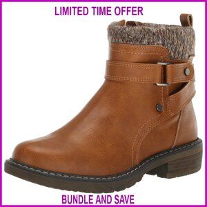 Women's Ankle Boots with Padded Cuff, Wide Width Available